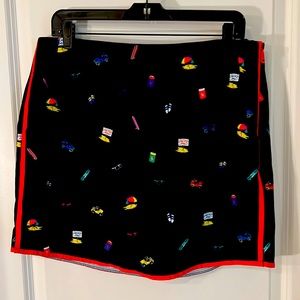 RLX Ralph Lauren skort fun design locals only size 8